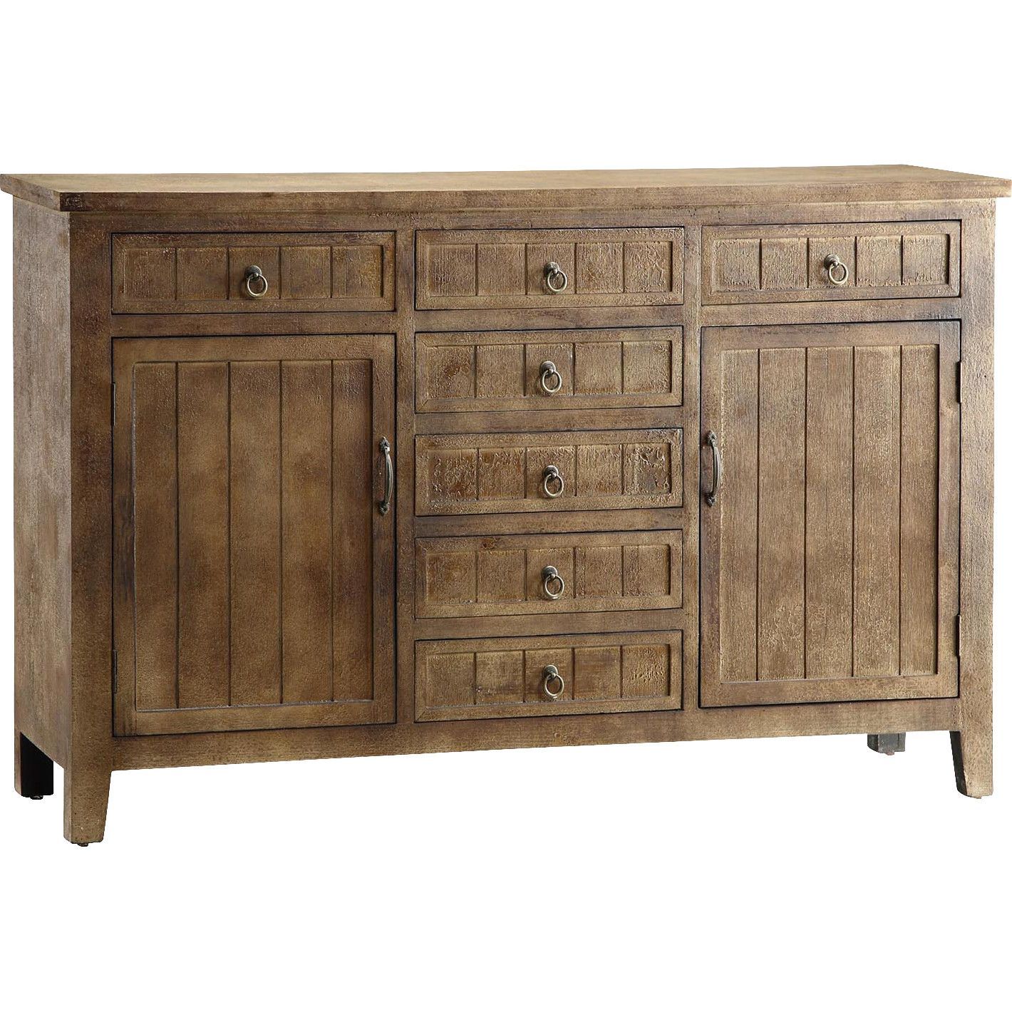 Crestview Collection Cheyenne Sideboard | Pollard For Best And Newest Drummond 4 Drawer Sideboards (Photo 10 of 20)