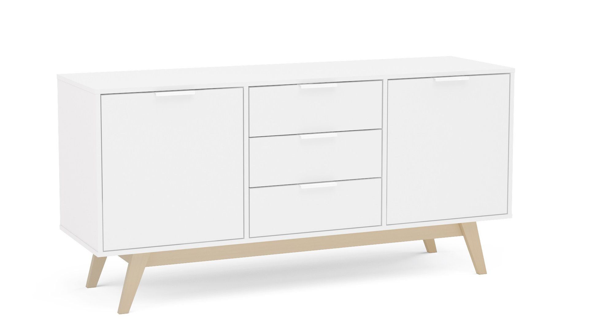 Ebenezer Sideboard & Reviews | Allmodern Intended For Newest Keiko Modern Bookmatch Sideboards (View 20 of 20)