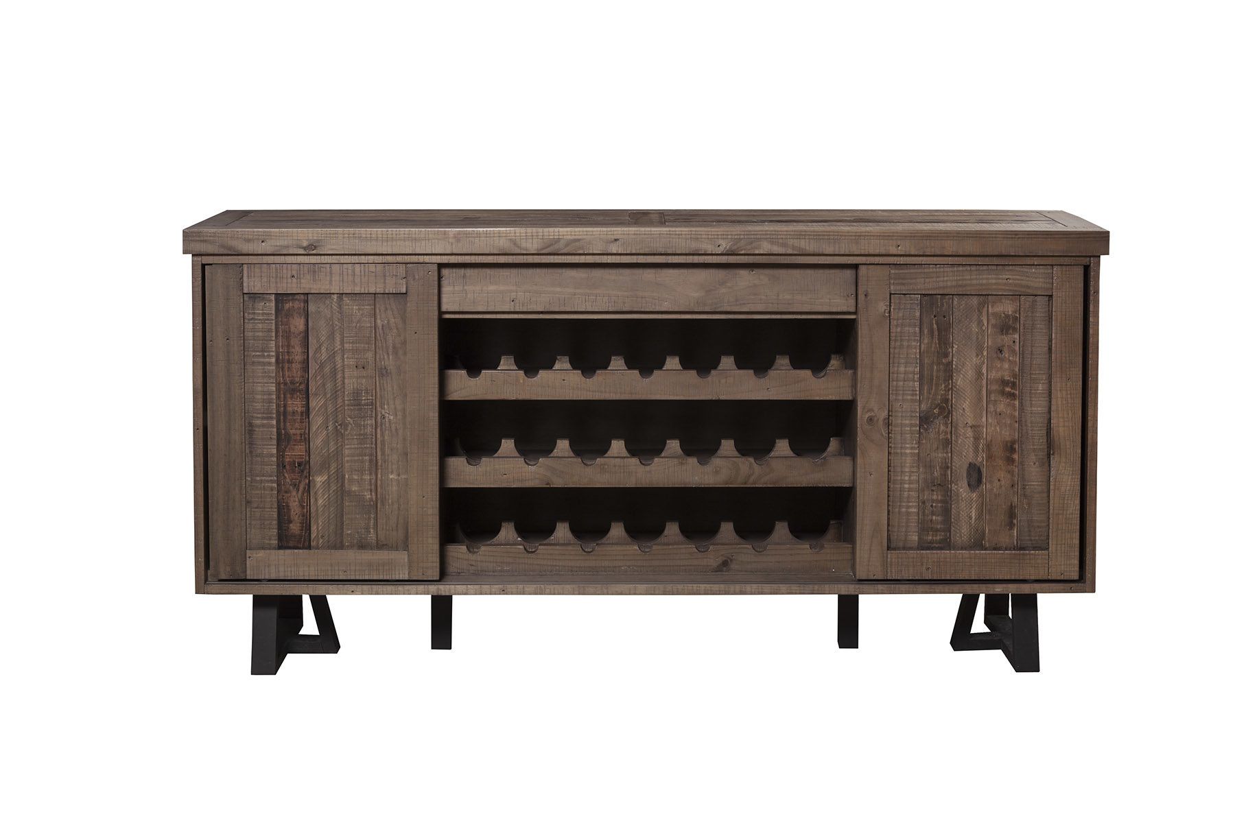 Farmhouse & Rustic Reclaimed Wood Sideboards & Buffets Pertaining To Newest Filkins Sideboards (Photo 14 of 20)