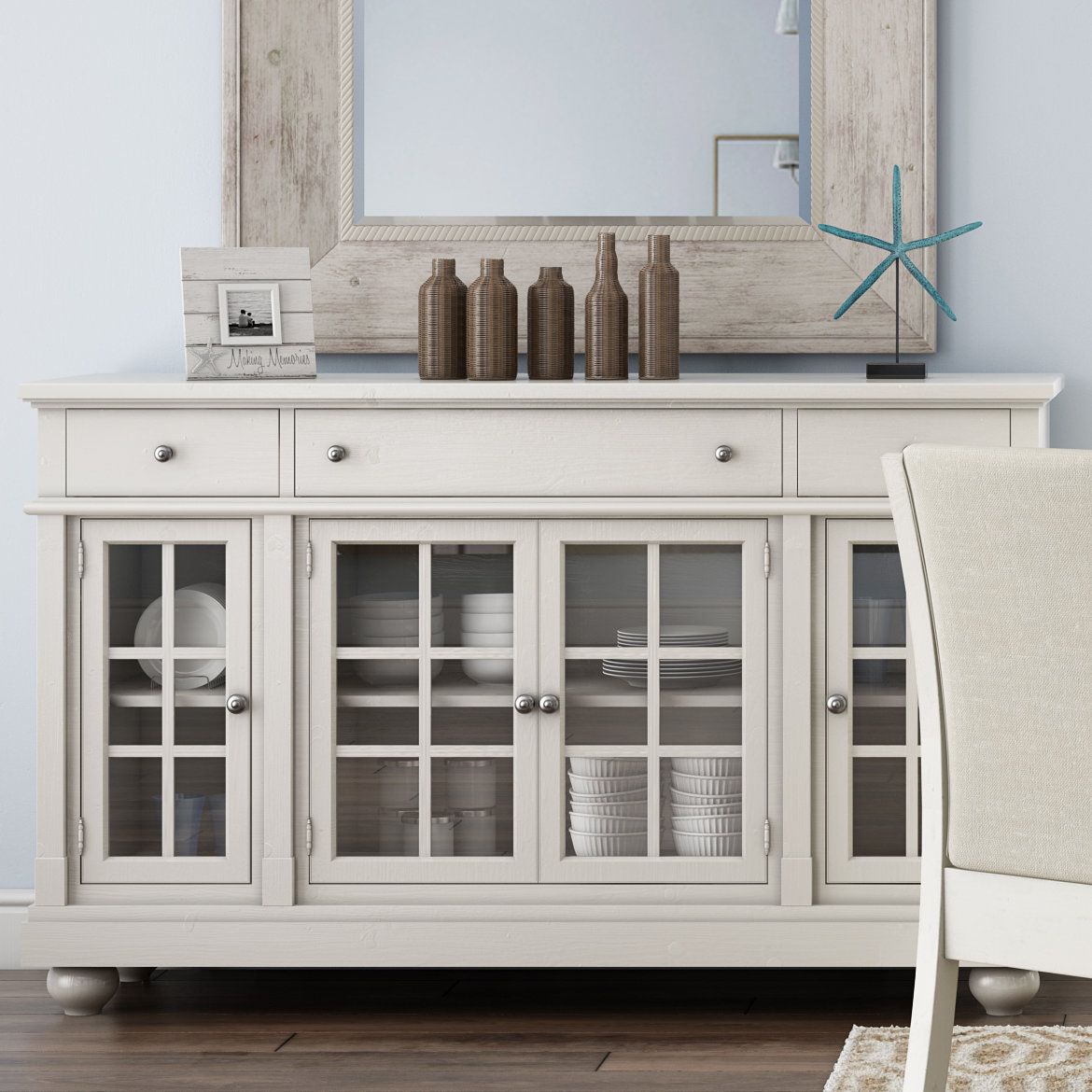 Farmhouse & Rustic Sideboards & Buffets | Birch Lane With Most Recent Chicoree Charlena Sideboards (Photo 19 of 20)