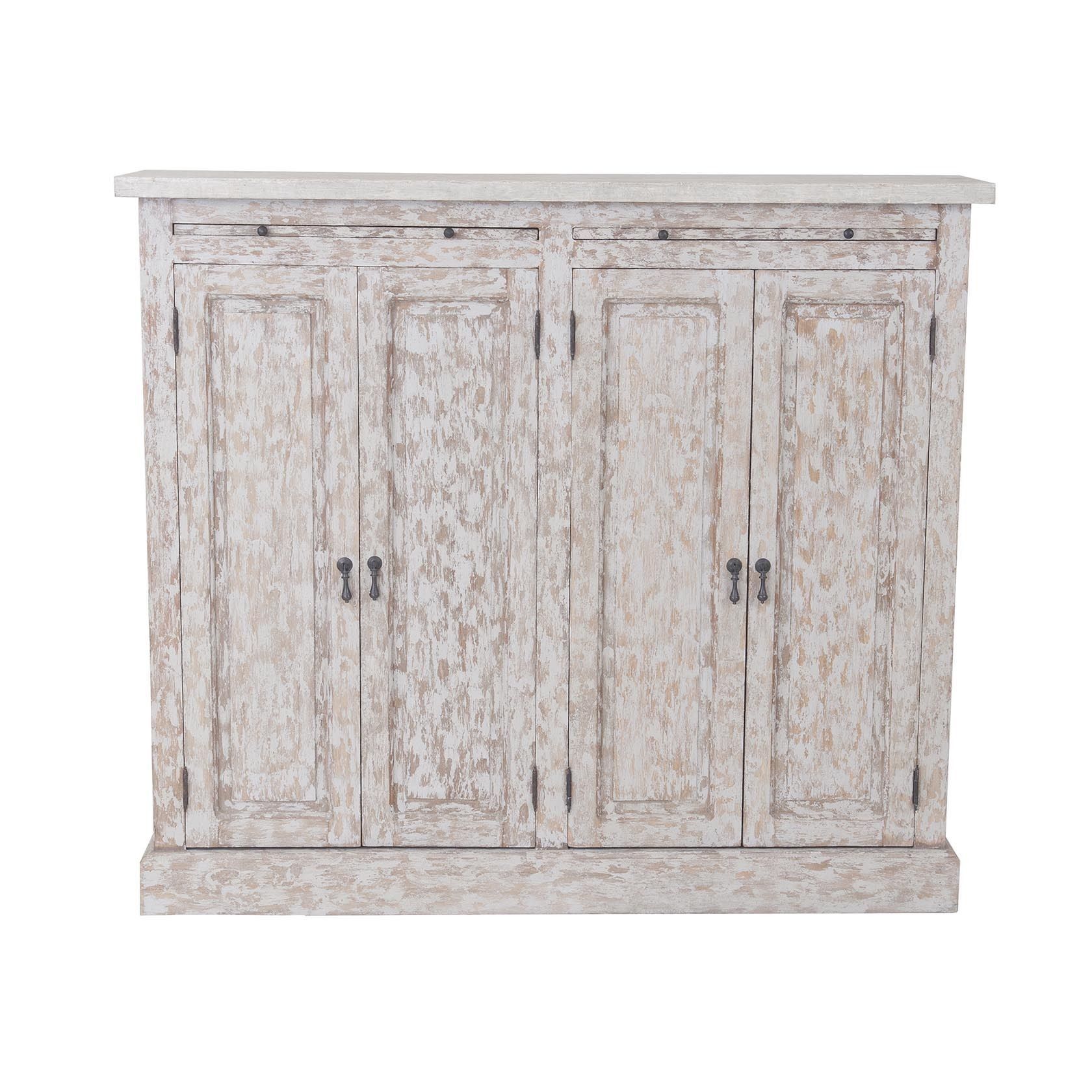 Flagler Rustic Antique Grey Sideboard | Sideboards Regarding Most Up To Date Drummond 4 Drawer Sideboards (View 13 of 20)