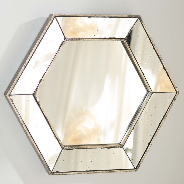 Gia Hexagon Accent Mirror | Decor For Erin's New Home Inside Gia Hexagon Accent Mirrors (View 9 of 20)