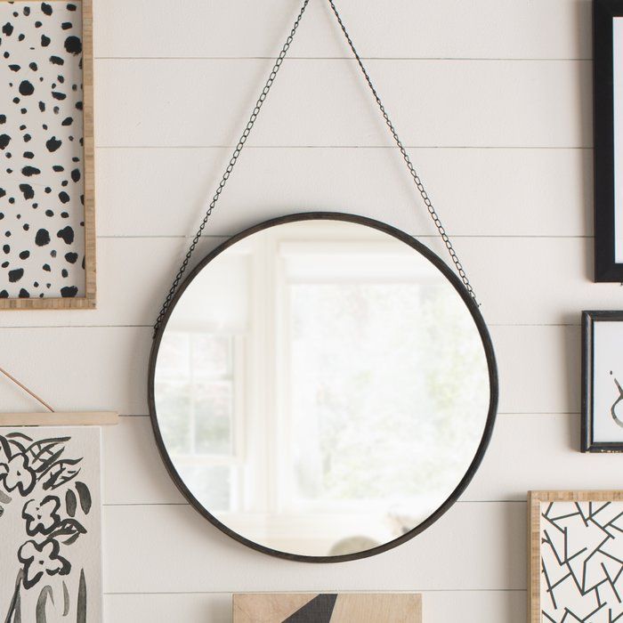 Hardison With Chain Hanger Accent Mirror With Regard To Swagger Accent Wall Mirrors (Photo 20 of 20)