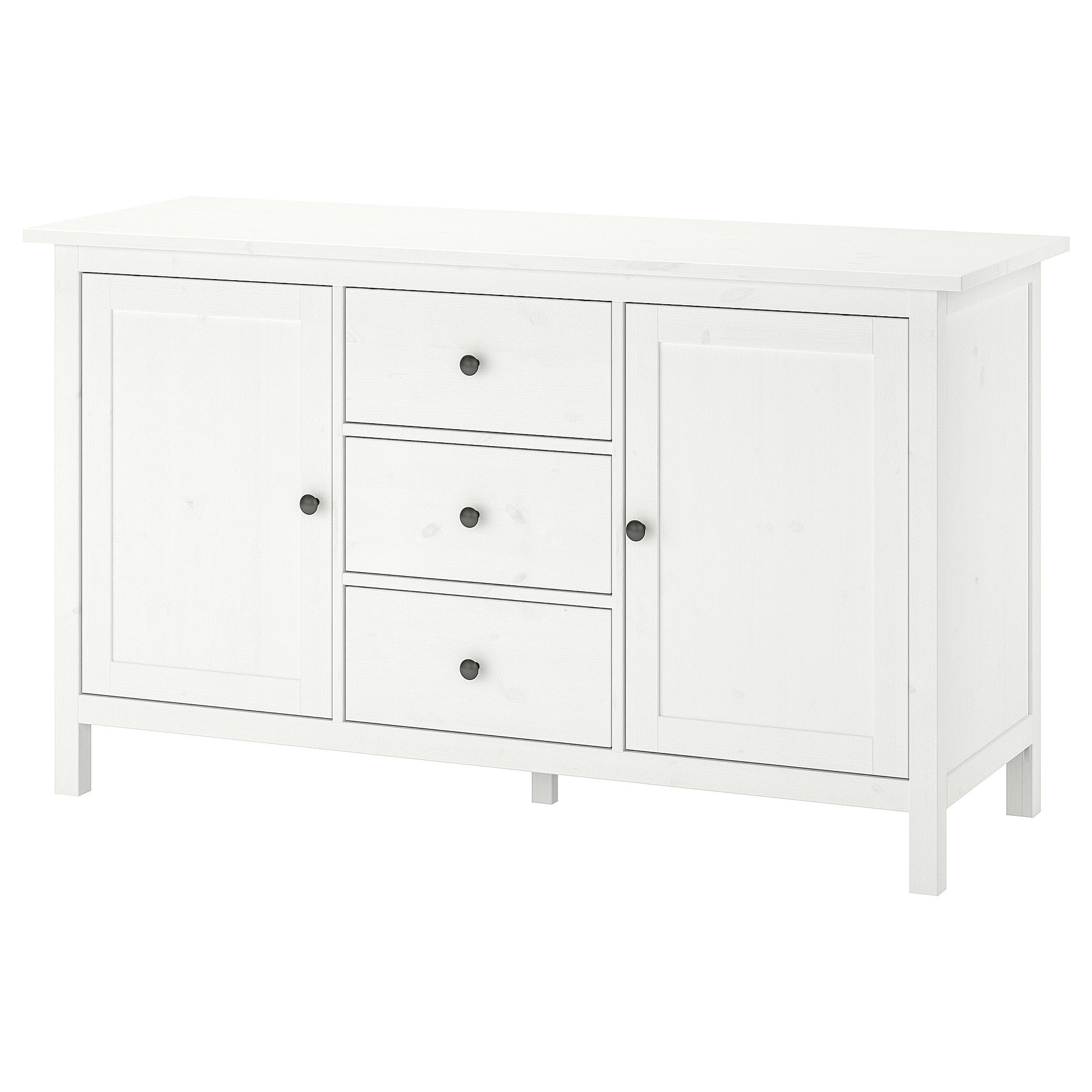 Hemnes Sideboard, White Stain Intended For Most Recently Released North York Sideboards (View 8 of 20)