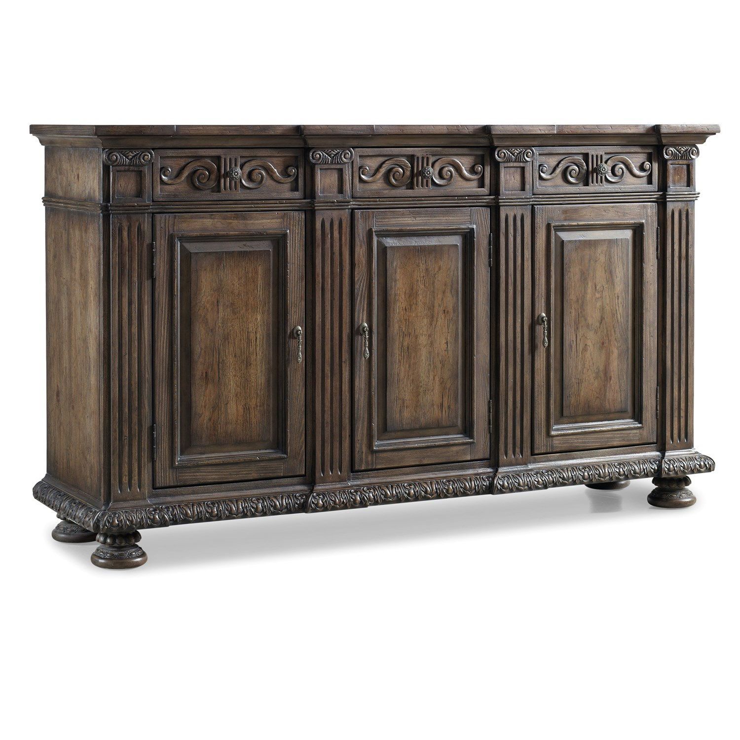 Hooker Furniture 5070 85001 Rhapsody 72" Credenza | Hooker With Best And Newest Chalus Sideboards (Photo 15 of 20)
