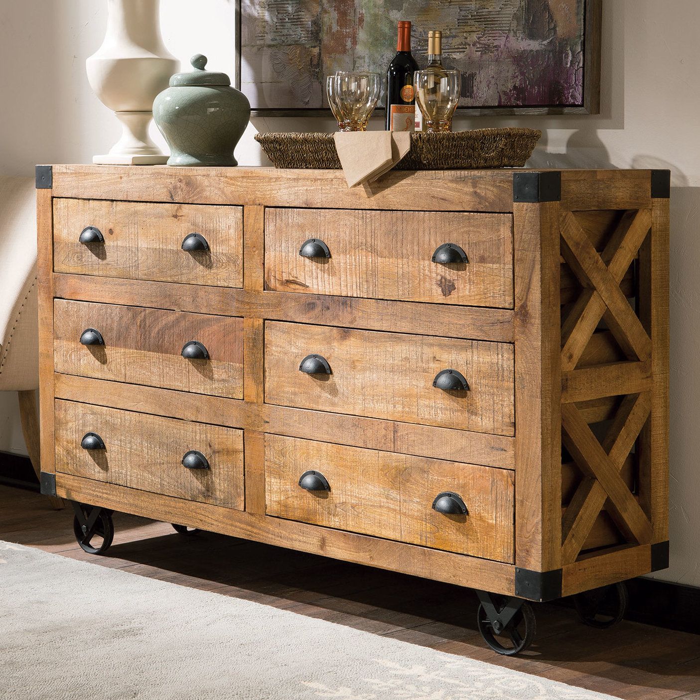 Industrial Sideboards & Buffets | Birch Lane With Regard To Most Recently Released Adkins Sideboards (Photo 2 of 20)