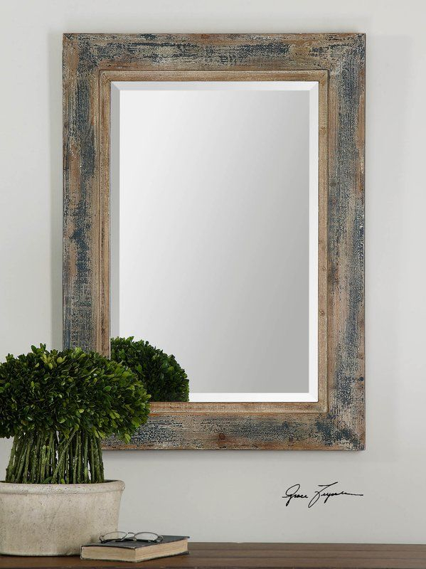 Janie Rectangular Wall Mirror | Home Goods | Blue Wall For Janie Rectangular Wall Mirrors (Photo 1 of 20)