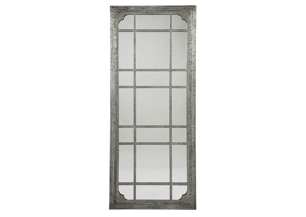 Jarons Remy Antique Gray Accent Mirror With Rectangle Antique Galvanized Metal Accent Mirrors (View 9 of 20)