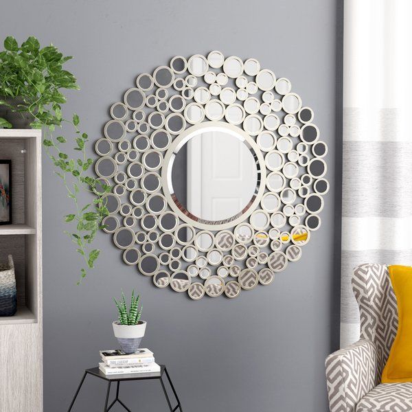 Kentwood Round Wall Mirror In 2019 | Decorations | Round For Kentwood Round Wall Mirrors (Photo 3 of 20)