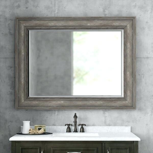 Lajoie Rectangle Bathroom Vanity Mirror Wall Mirrors Intended For Lajoie Rustic Accent Mirrors (View 7 of 20)