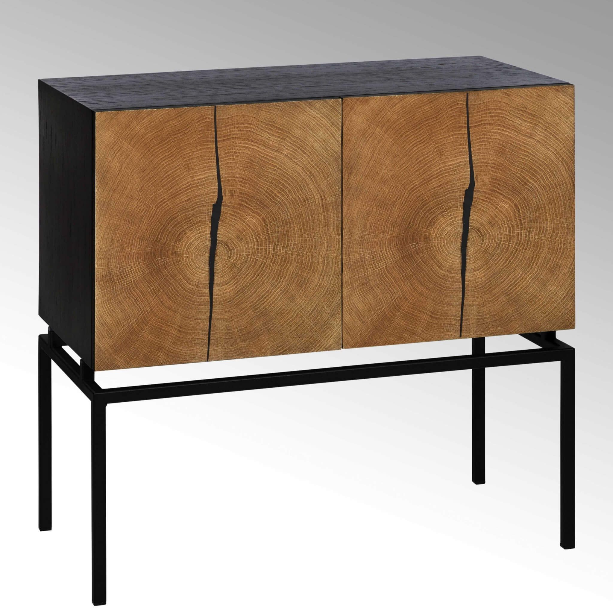Lambert Kay Eiche Sideboard Schwarz Intended For Newest Dillen Sideboards (View 3 of 20)