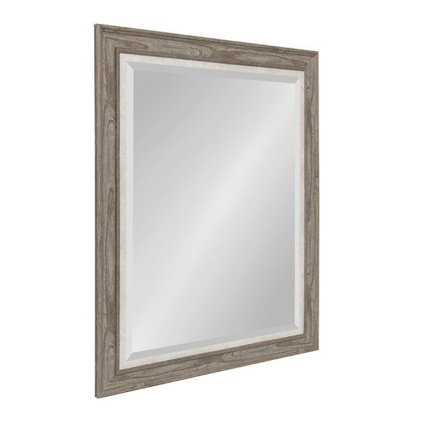 Large Framed Mirror | Wayfair Regarding Hogge Modern Brushed Nickel Large Frame Wall Mirrors (View 5 of 20)