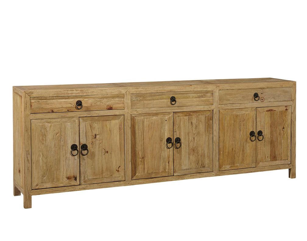 Large Old Elm Sideboard With Regard To Best And Newest Womack Sideboards (View 10 of 20)