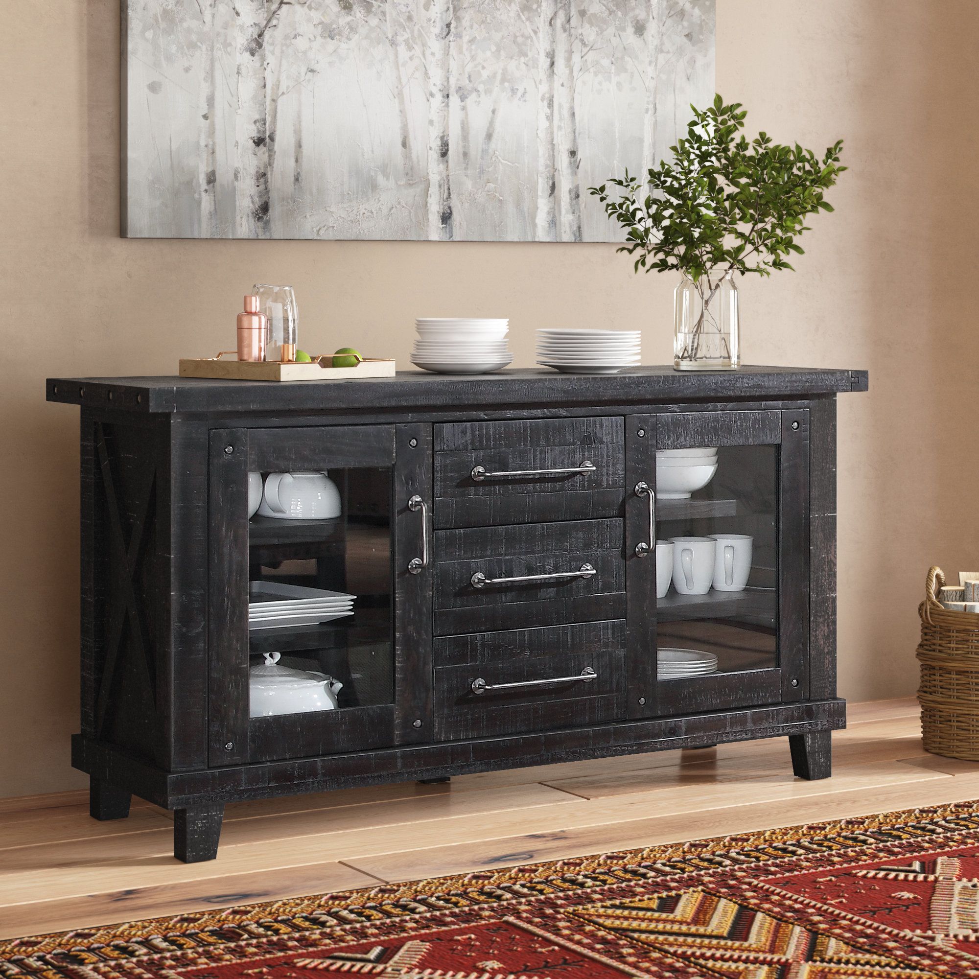 Laurel Foundry Modern Farmhouse Langsa Sideboard & Reviews With Most Up To Date Colborne Sideboards (View 18 of 20)