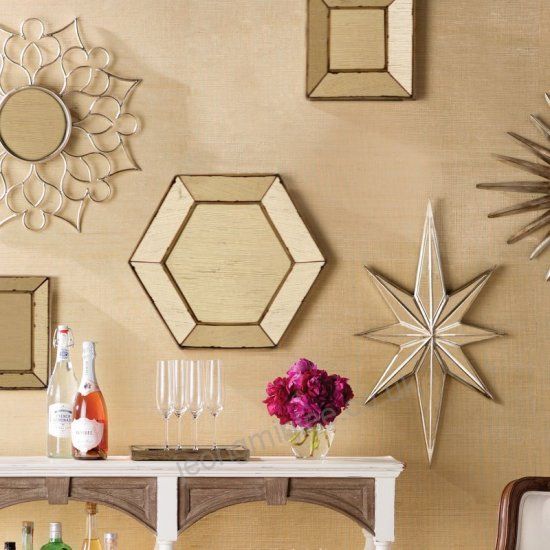 Lily Manor Gia Hexagon Wall Accent Mirror Lakm1452 [lakm1452 Throughout Gia Hexagon Accent Mirrors (View 13 of 20)