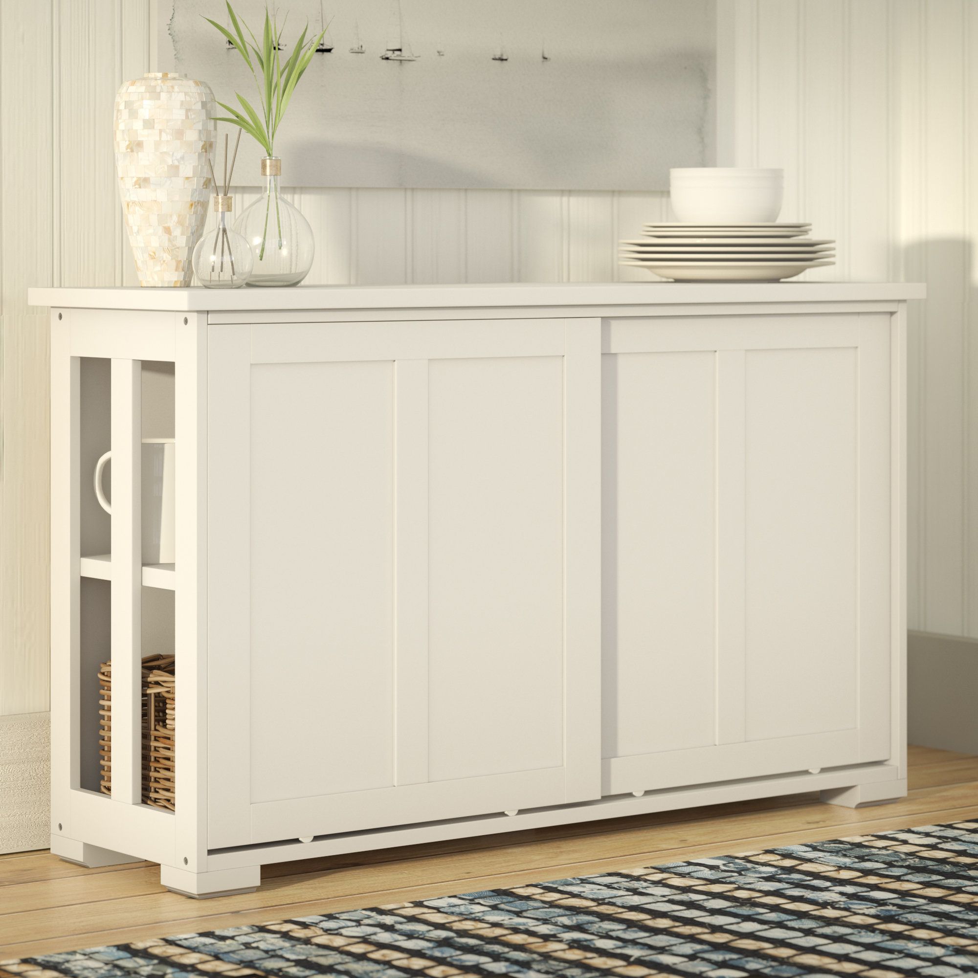 Long Narrow Sideboard | Wayfair Inside Most Up To Date Dormer Sideboards (Photo 18 of 20)
