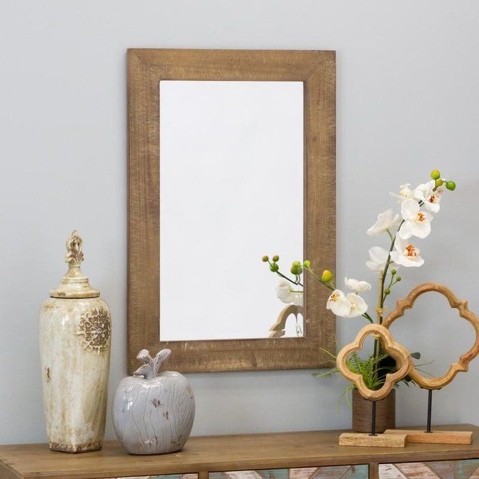 Longwood Rustic Beveled Accent Mirror | Bathroom | Home Throughout Longwood Rustic Beveled Accent Mirrors (Photo 7 of 20)