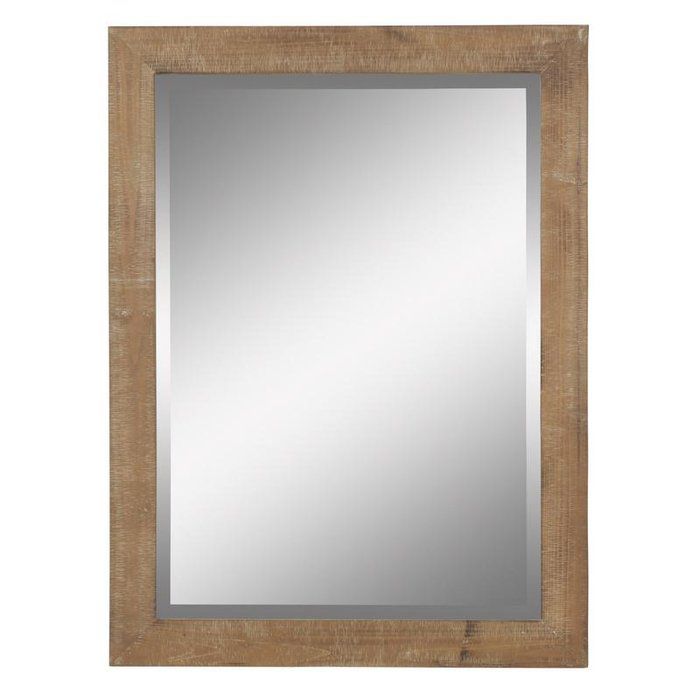 Longwood Rustic Beveled Accent Mirror Regarding Longwood Rustic Beveled Accent Mirrors (View 6 of 20)