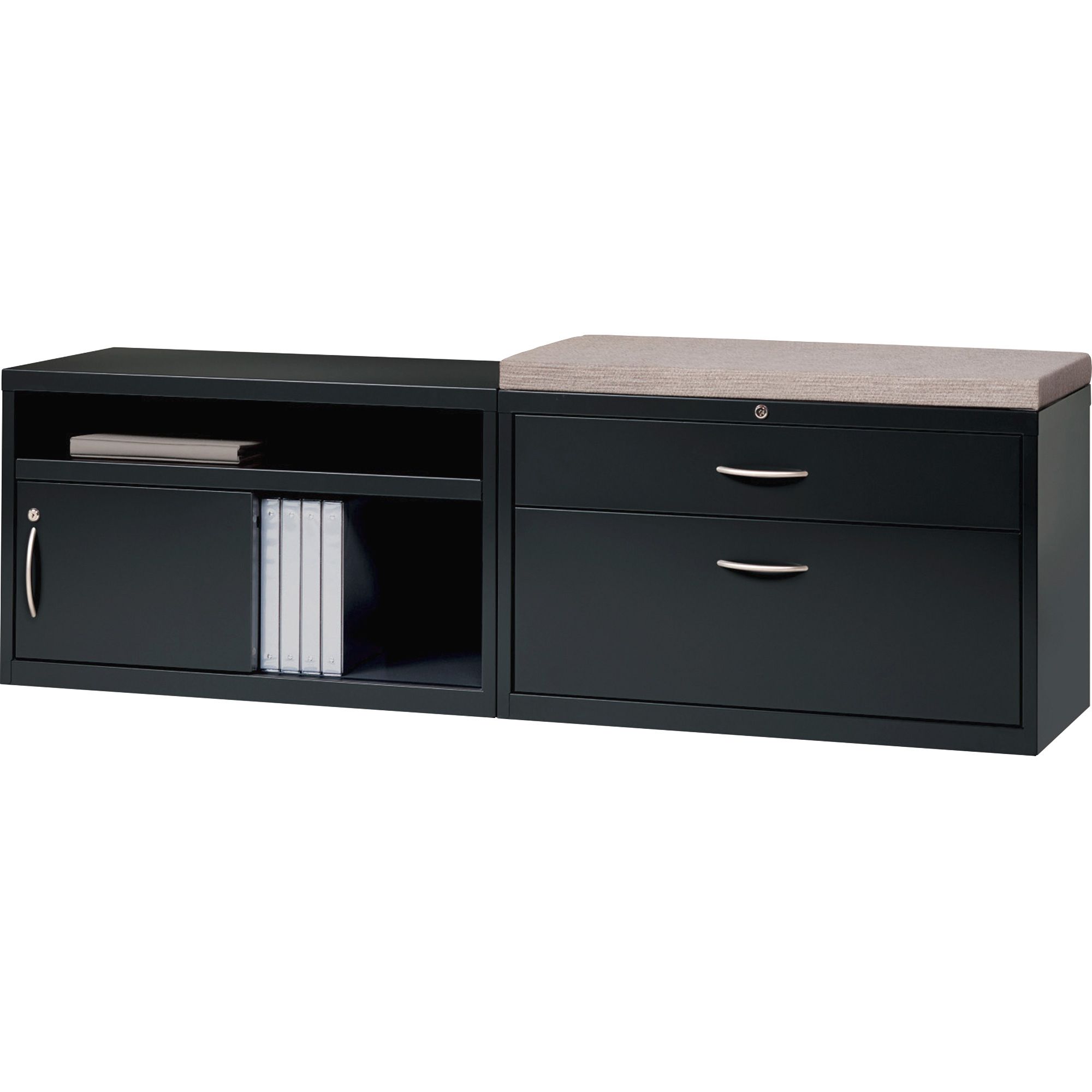 Lorell 2 Drawer Lateral Credenza – 36" X 18.8" X 21.9" – 2 X With Regard To Latest Barr Credenzas (Photo 16 of 20)
