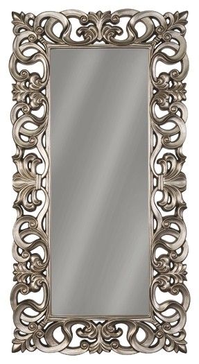 Lucia – Antique Silver Finish – Accent Mirror Pertaining To Accent Mirrors (View 4 of 20)