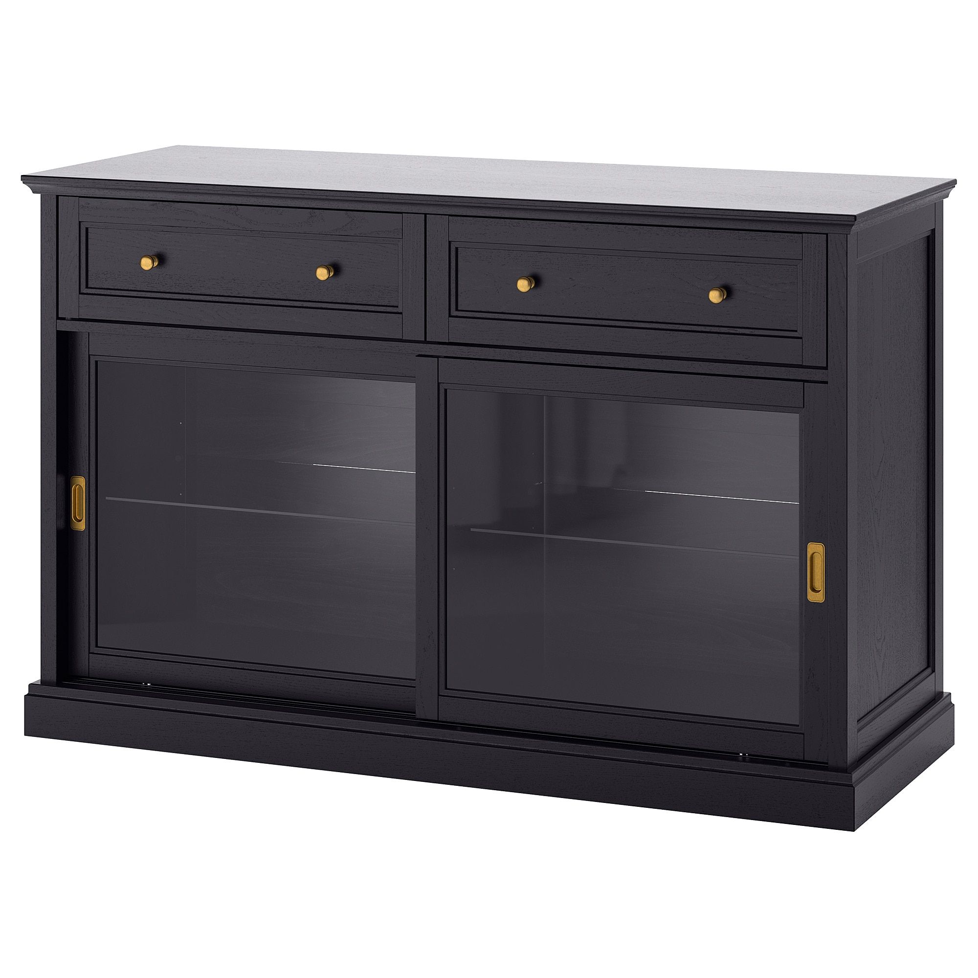 Malsjö Sideboard, Black Stained With Regard To Most Recent North York Sideboards (View 6 of 20)