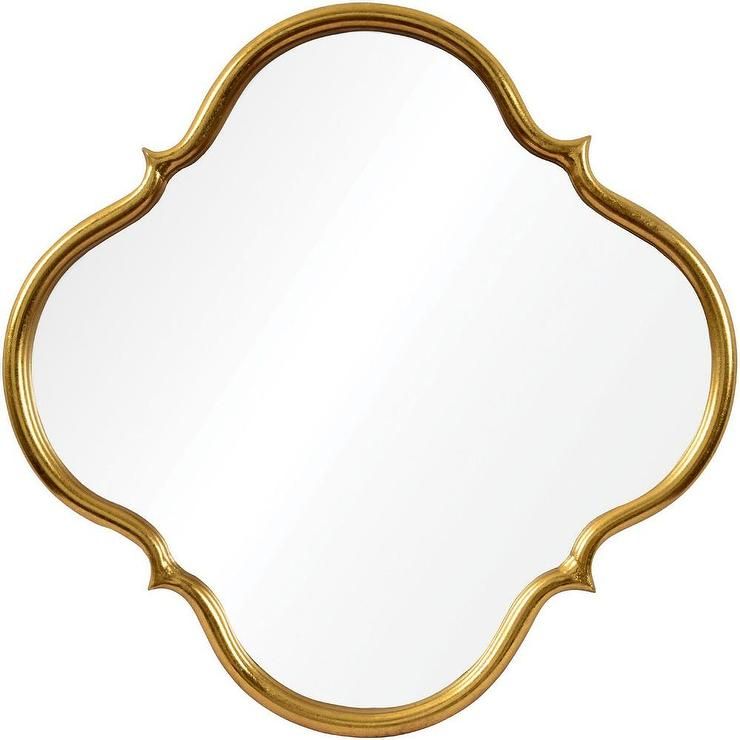 Nephel Gold Medallion Wall Mirror Throughout Medallion Accent Mirrors (View 10 of 20)