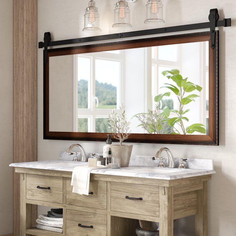 Nicholle Bathroom/vanity Mirror In 2019 | Bathroom Decor Within Tifton Traditional Beveled Accent Mirrors (Photo 18 of 20)