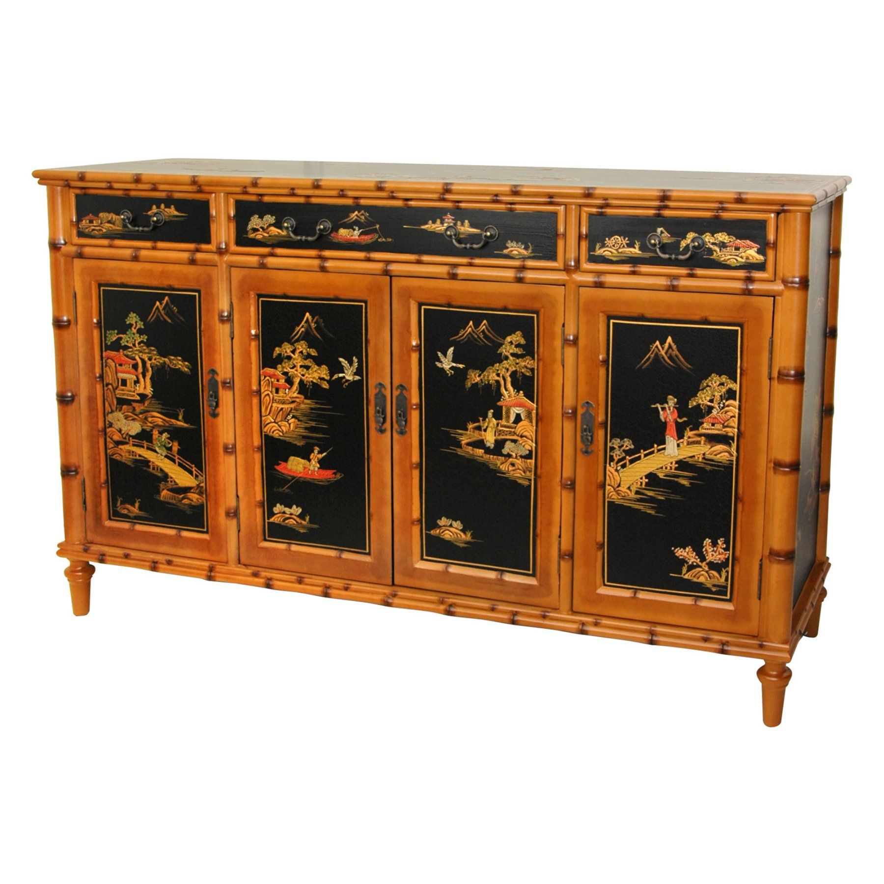 Oriental Furniture Ching Console Table | Products In 2019 Throughout Newest Mcdonnell Sideboards (Photo 15 of 20)