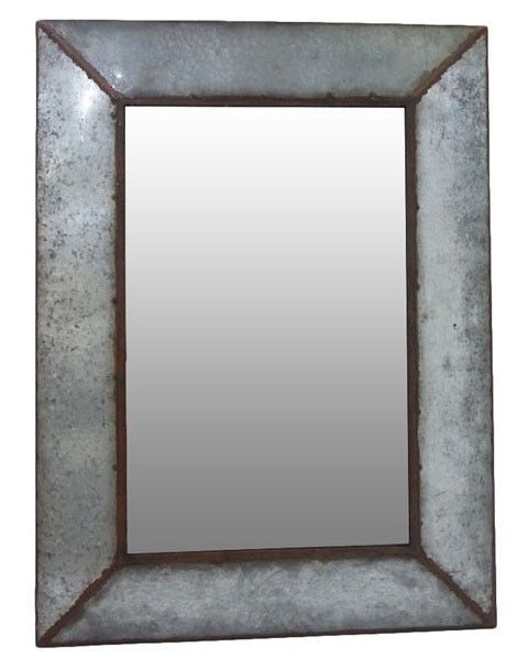 O'tallay – Antique Gray – Accent Mirror | Mirrors | Grey Regarding Rectangle Antique Galvanized Metal Accent Mirrors (View 7 of 20)