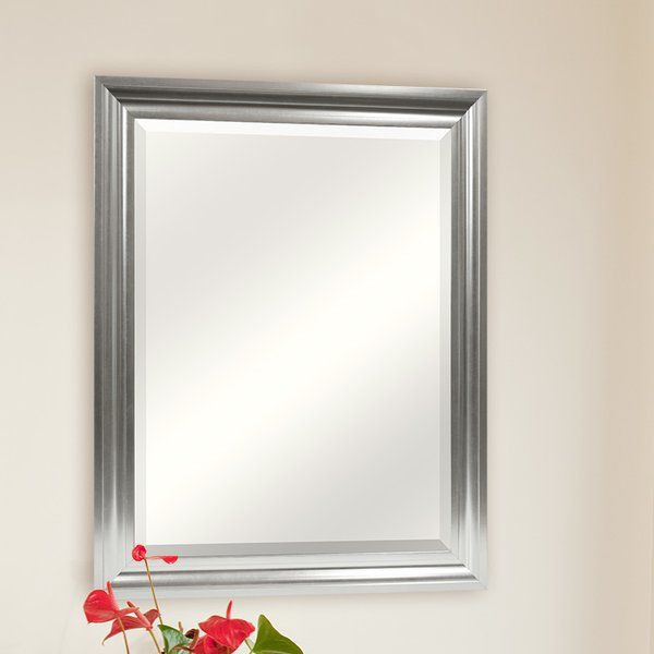 Rectangle Plastic Beveled Wall Mirror Regarding Rectangle Plastic Beveled Wall Mirrors (View 1 of 20)