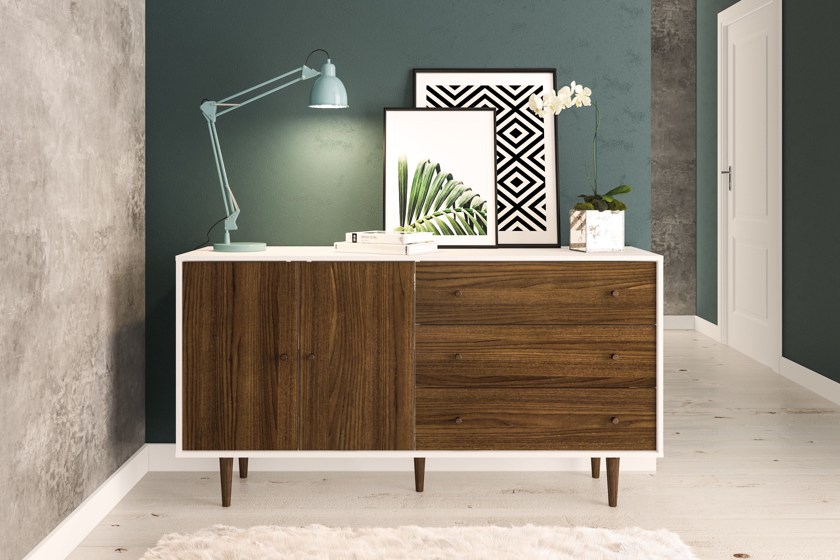 Schaeffer Sideboard Intended For 2017 Keiko Modern Bookmatch Sideboards (View 8 of 20)