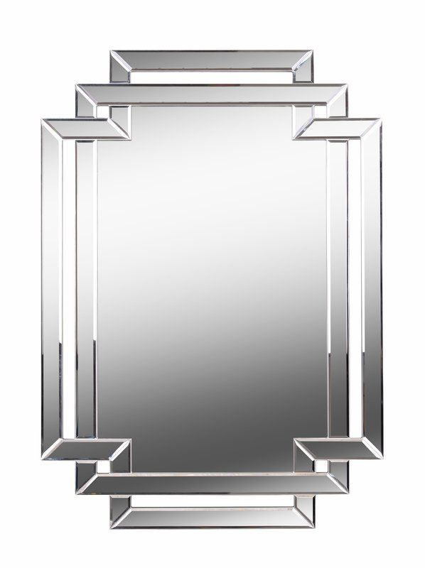 Seren Traditional Beveled Accent Mirror In 2019 | Ridgewood In Traditional Beveled Accent Mirrors (View 15 of 20)