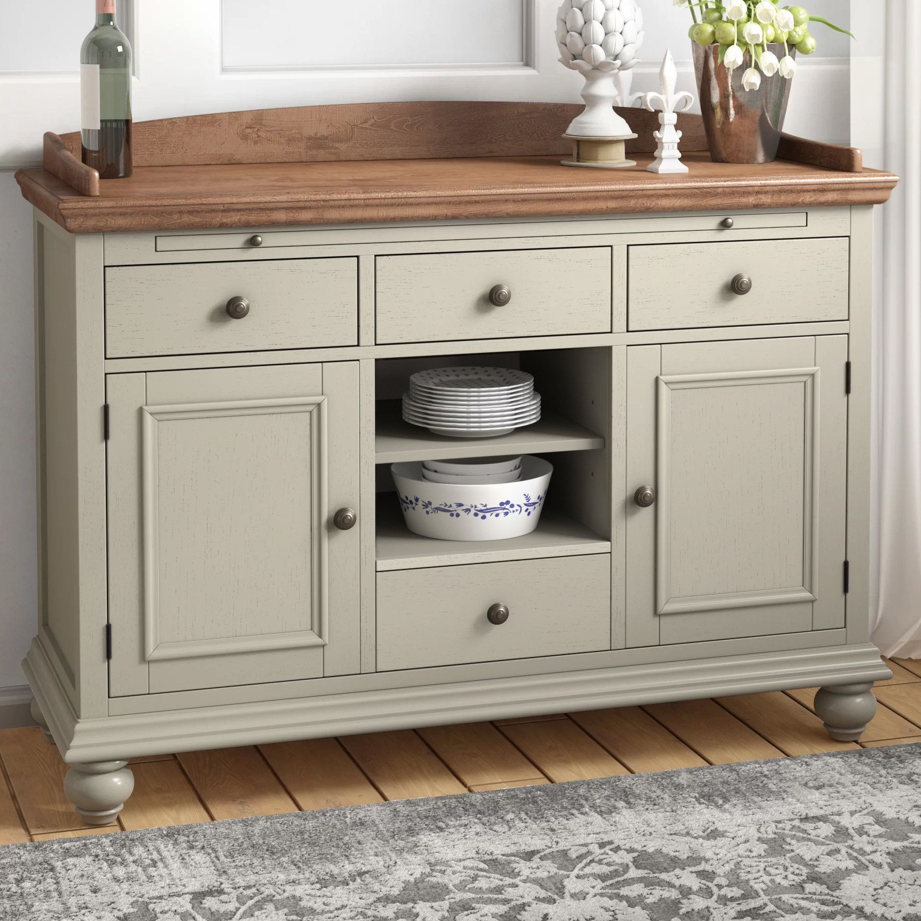 Slim Sideboard | Wayfair With Recent Chicoree Charlena Sideboards (Photo 20 of 20)