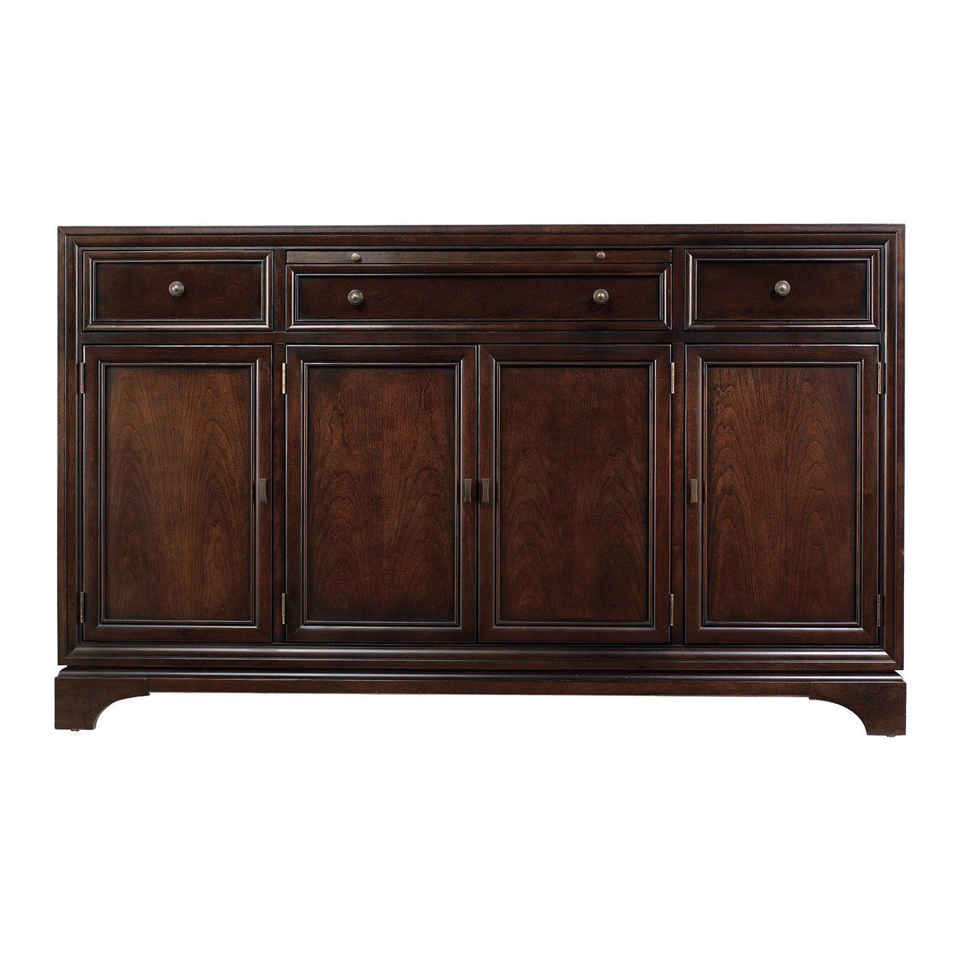 Stanley Furniture 816 61 07 Continuum Buffet Sideboard Within Current Steinhatchee Reclaimed Pine 4 Door Sideboards (View 9 of 20)