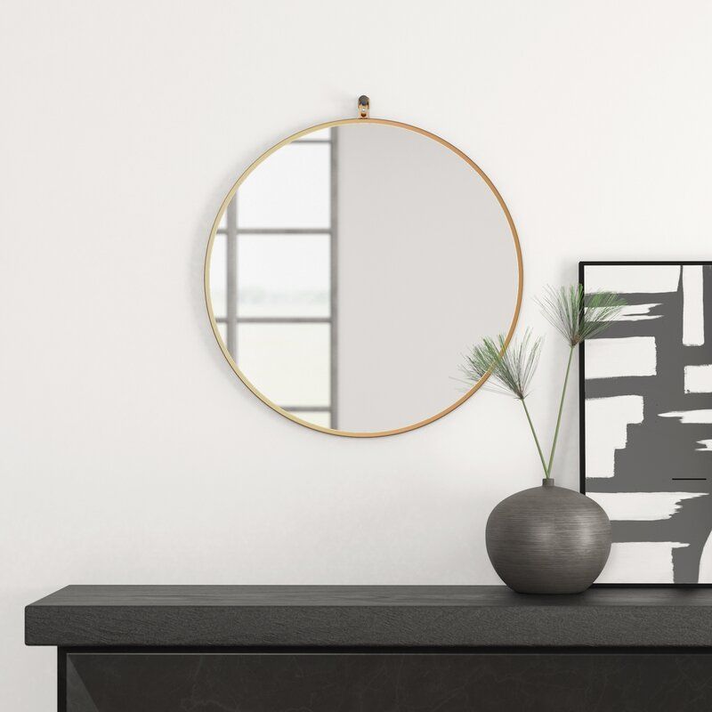 Yedinak Modern Distressed Accent Mirror Pertaining To Swagger Accent Wall Mirrors (View 10 of 20)