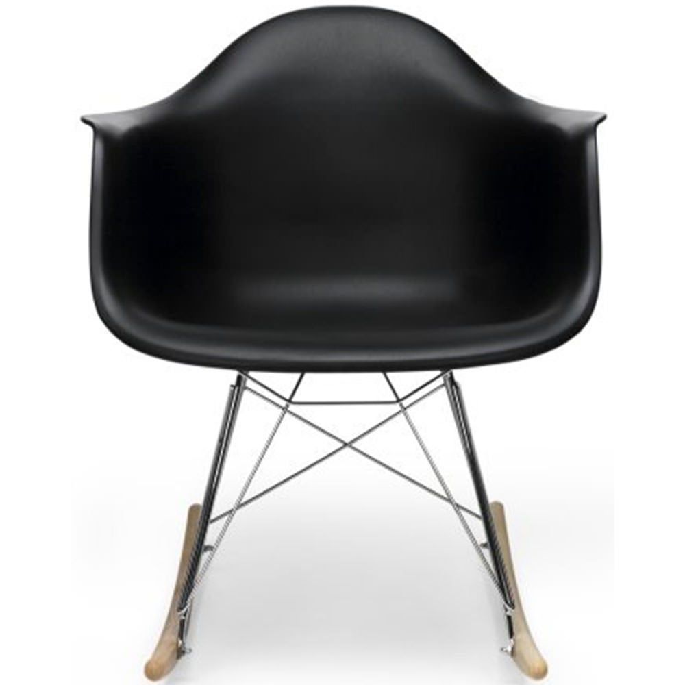 2xhome – Black Modern Plastic Rocker Rocking Chairs Lounge Nursery With Arm  Wood Wire Leg Intended For Plastic Arm Chairs With Rocking Legs (Photo 12 of 20)