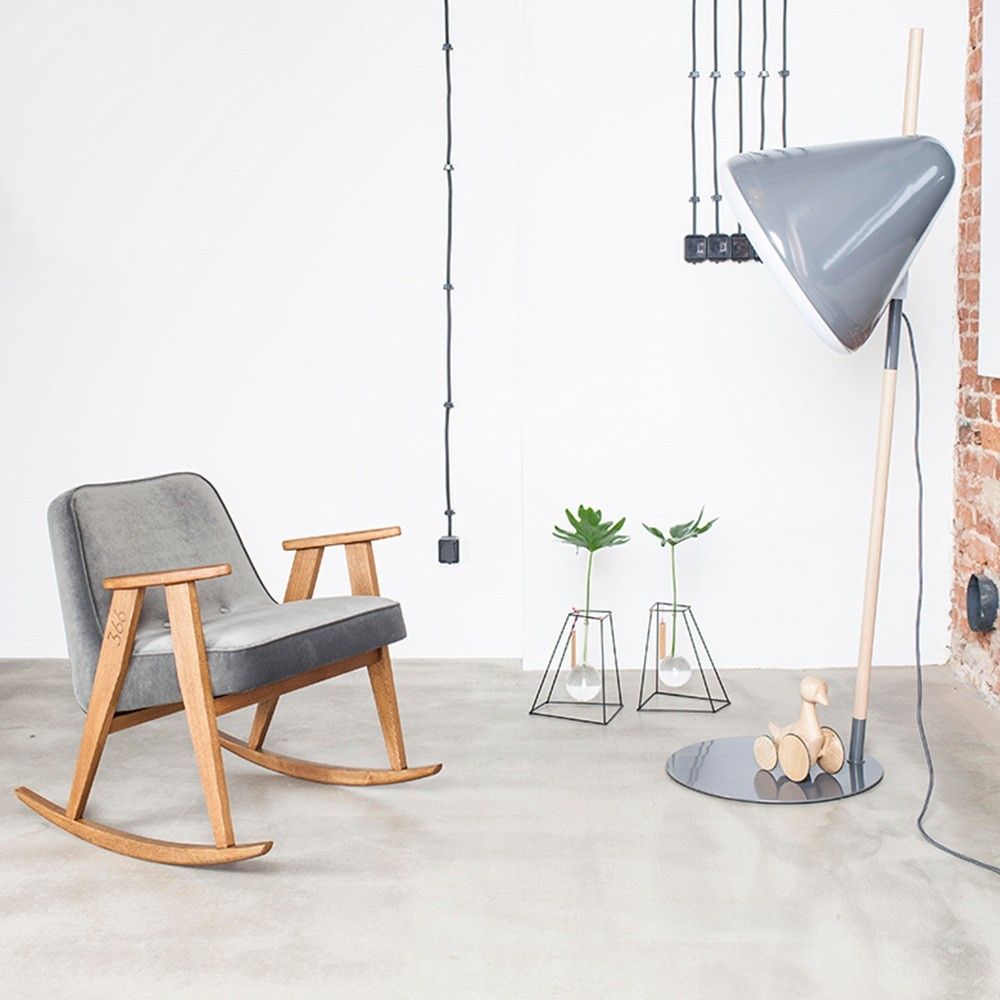 366 Rocking Chair Velvet Grey – 366 Concept Pertaining To Velvet Rocking Chairs (Photo 15 of 20)