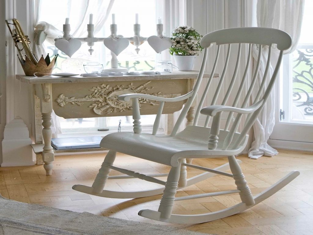 Antique Rocking Chairs 1900's — All Modern Rocking Chairs Intended For Antique White Wooden Rocking Chairs (Photo 11 of 20)
