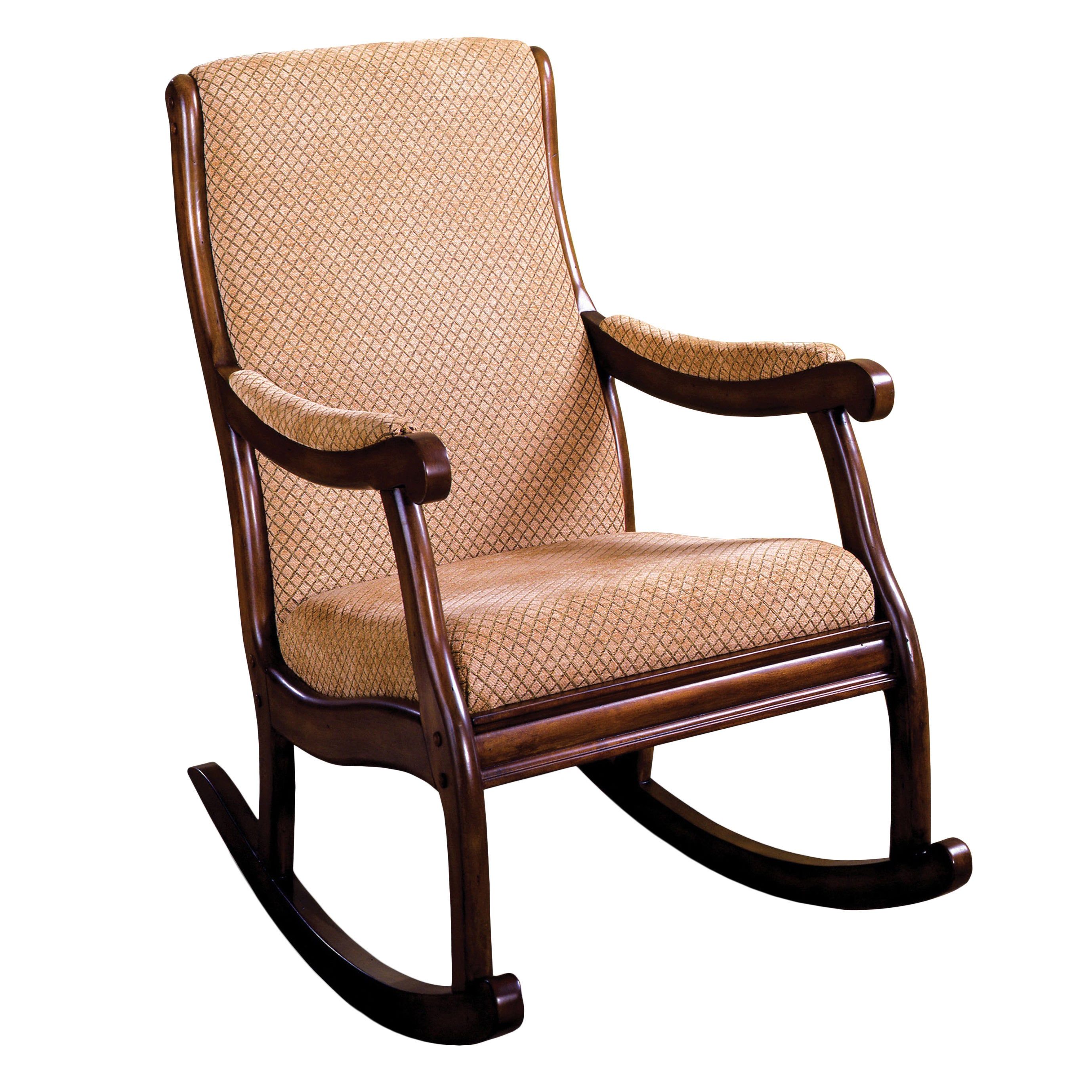 Antique Transitional Warm Oak Rocking Chairfoa With Antique Transitional Warm Oak Rocking Chairs (Photo 3 of 20)