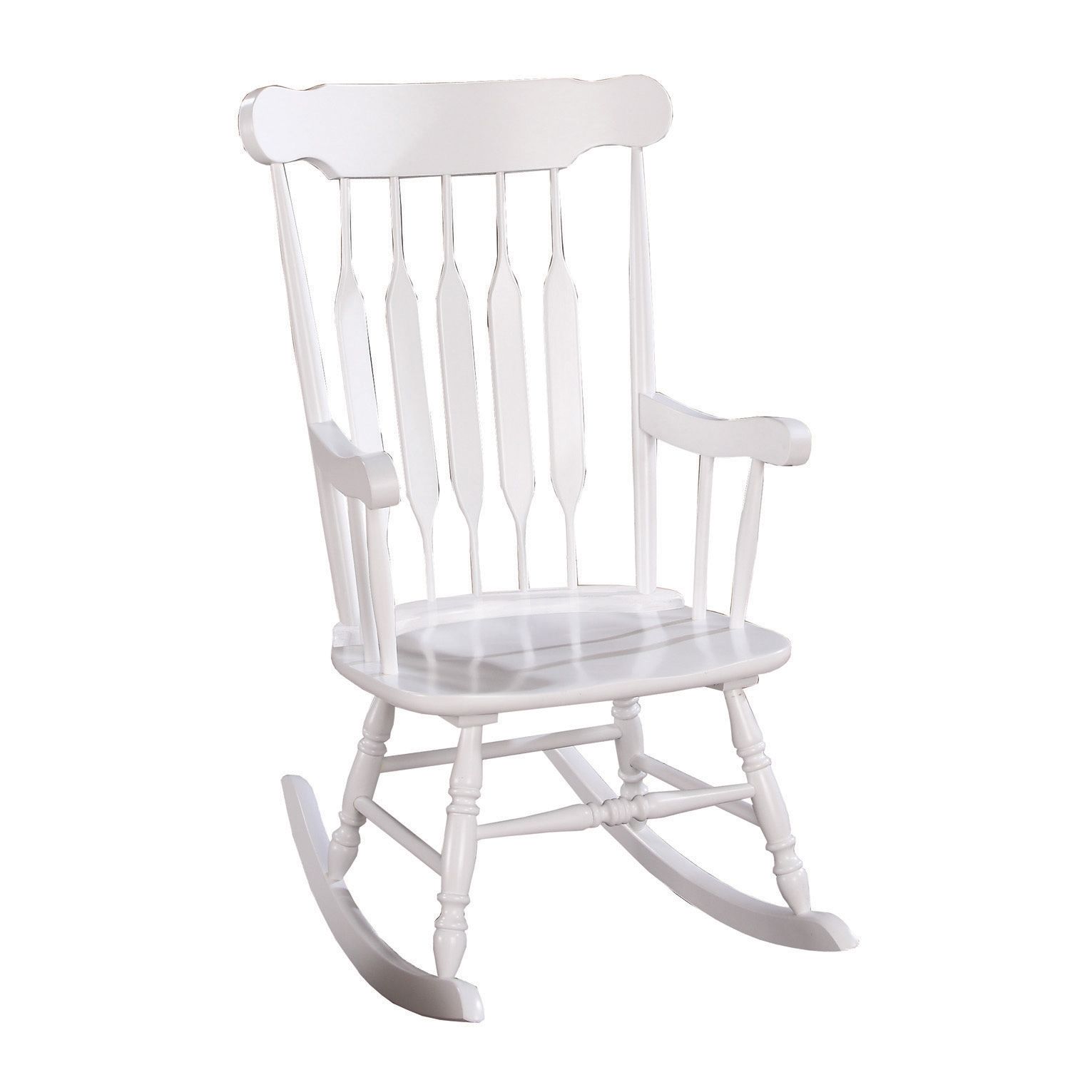 Coaster Furniture White Wood Rocking Chair Pertaining To White Wood Rocking Chairs (Photo 7 of 20)