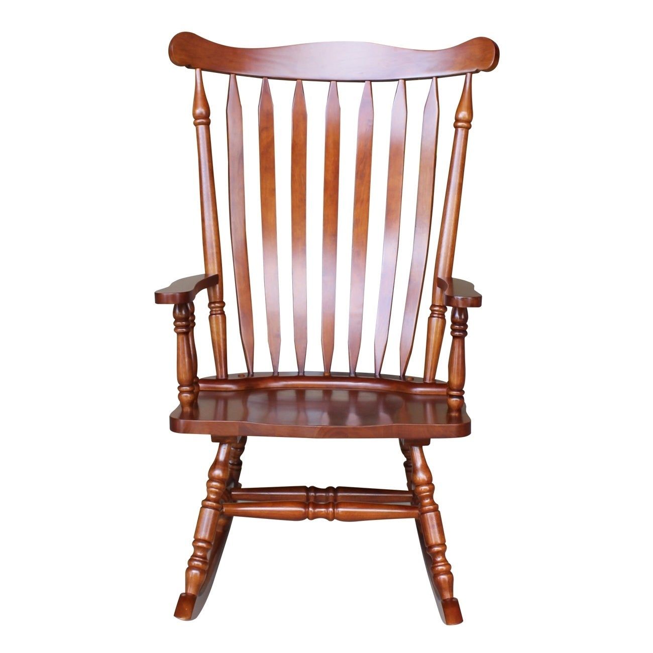 Colonial Cherry Finish Rocking Chair – 28"w X 36"d X  (View 14 of 20)