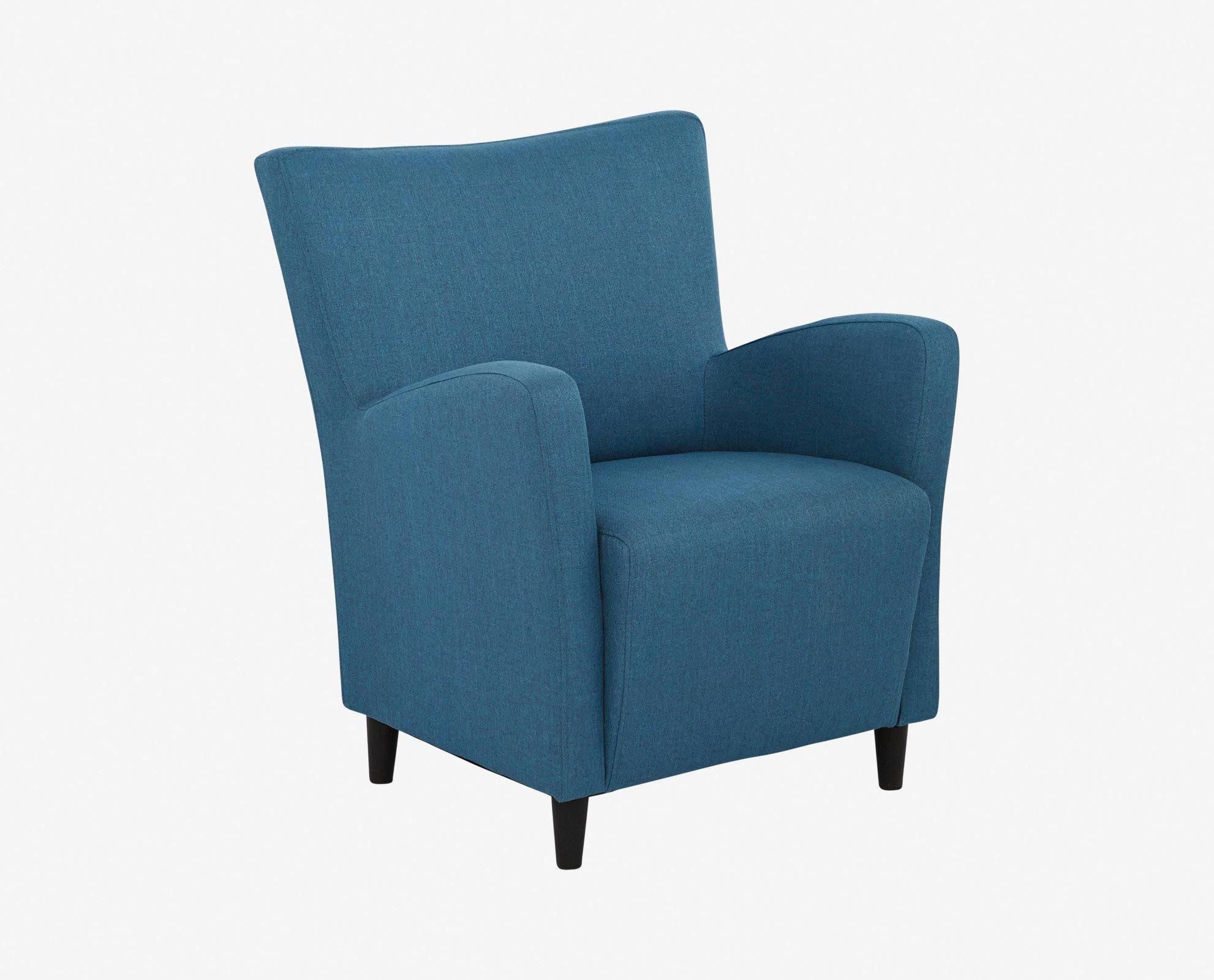 Cozy Modern Blue Arm Chair #bluearmchair | Swivel Rocker In Modern Blue Fabric Rocking Arm Chairs (Photo 4 of 20)