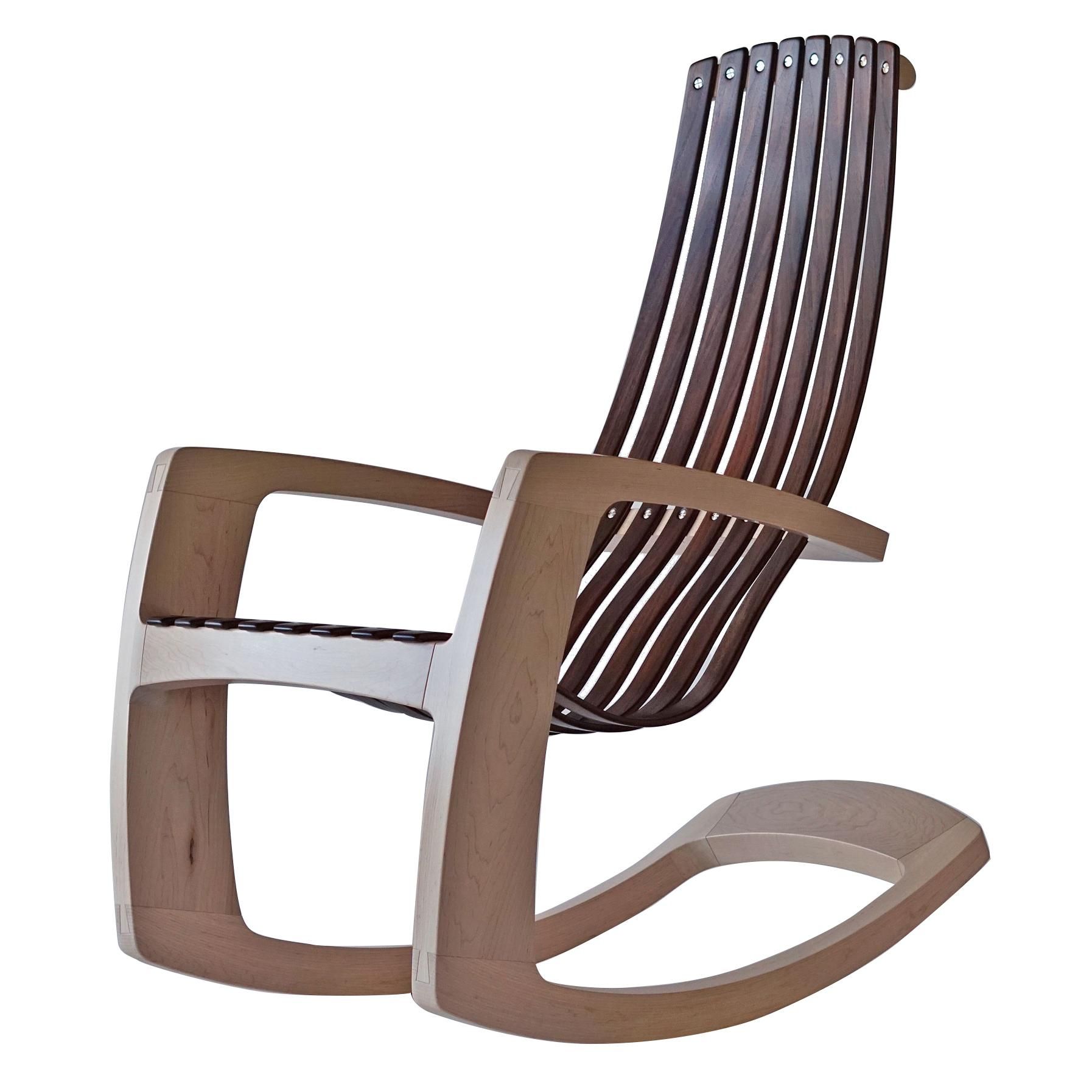 20 Best Ideas of Dark Walnut Brown Wooden Rocking Chairs