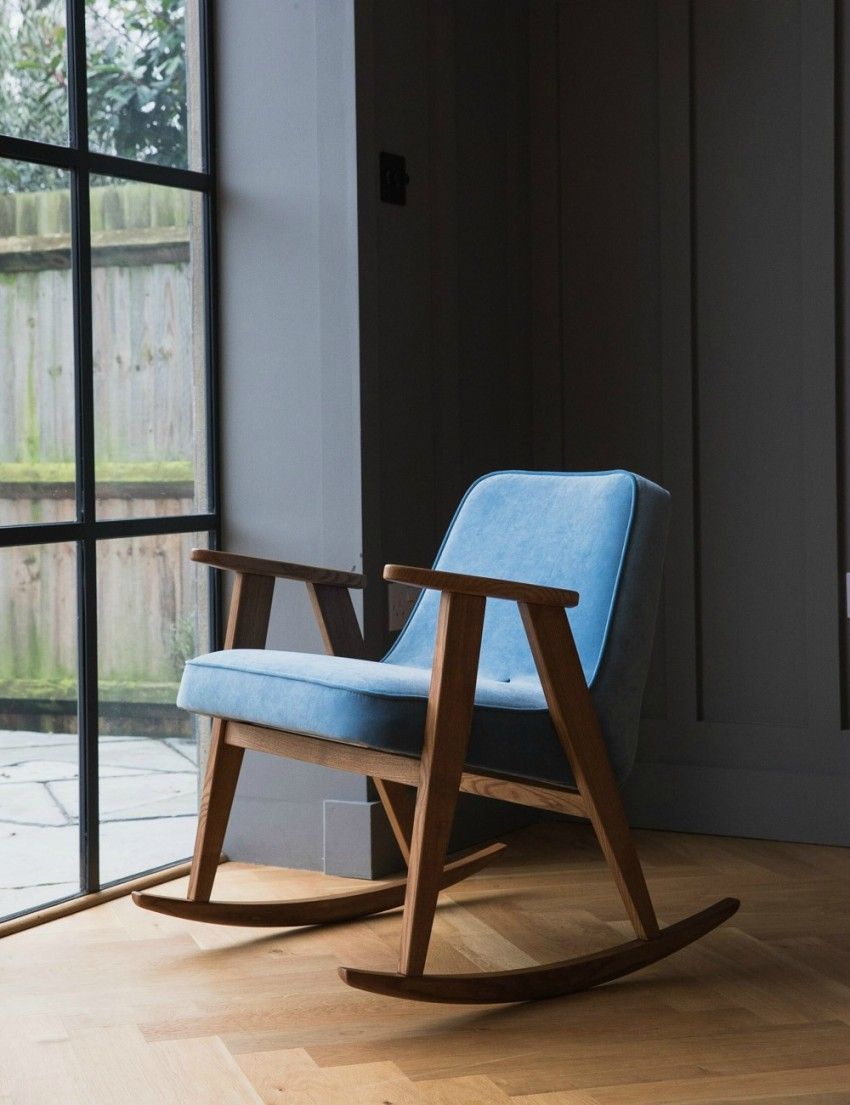 Jozef Chierowski 366 Rocking Chair Velvet – 11 Colours Inside Velvet Rocking Chairs (View 6 of 20)