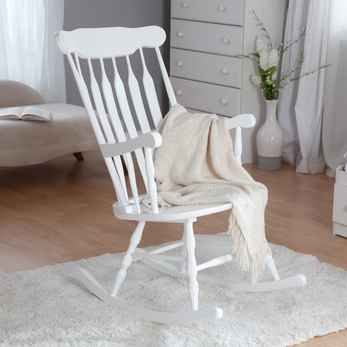 Kidkraft Nursery Rocker – White – Rocking Chairs At Within White Wood Rocking Chairs (View 11 of 20)