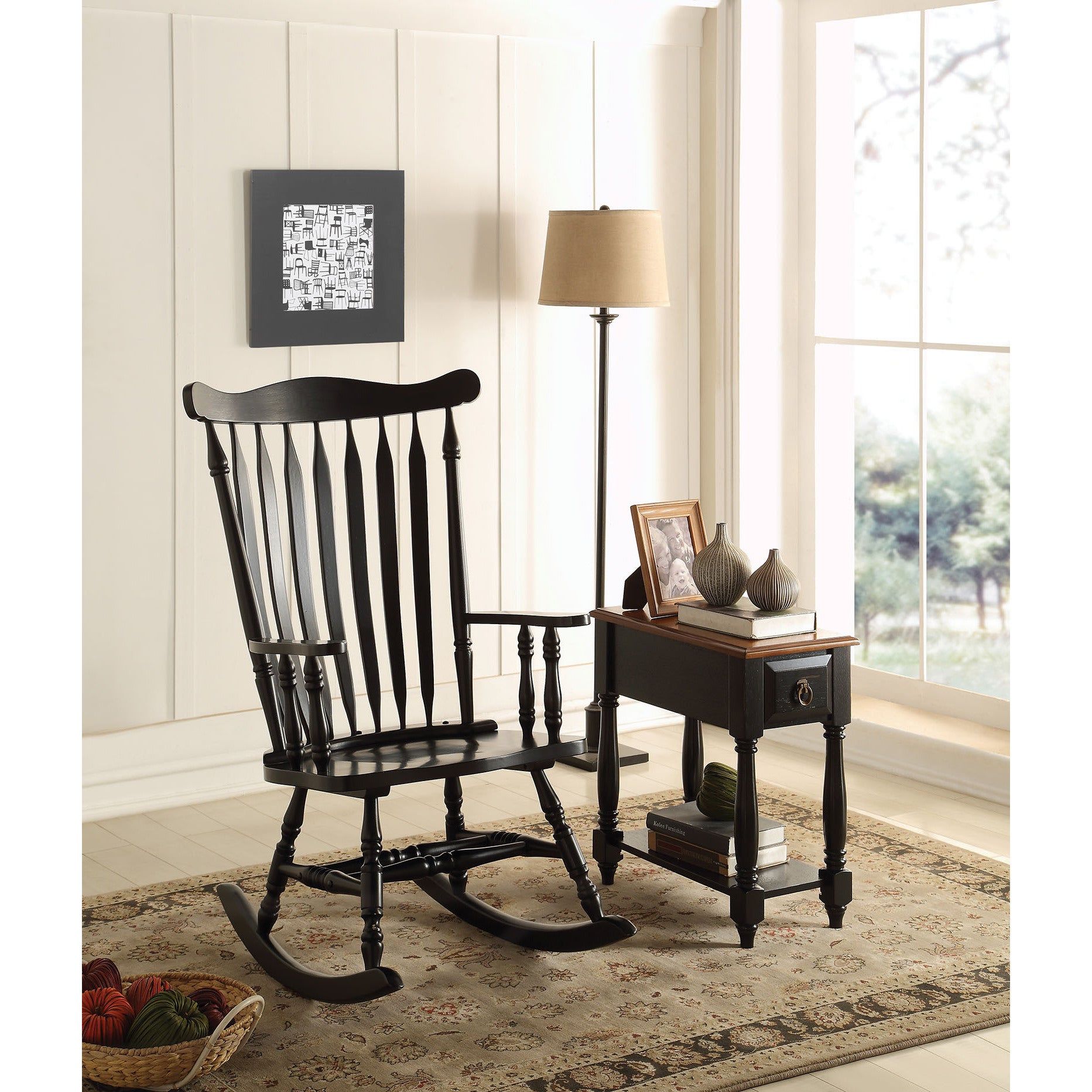 Featured Photo of 20 Ideas of Black Rubberwood Rocking Chairs