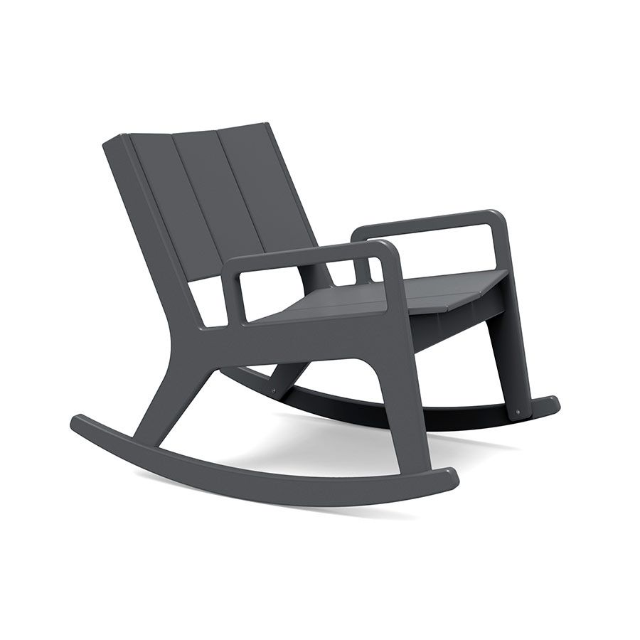 No. 9 Rocking Lounge Chair With Black Plastic Rocking Chairs (Photo 5 of 20)