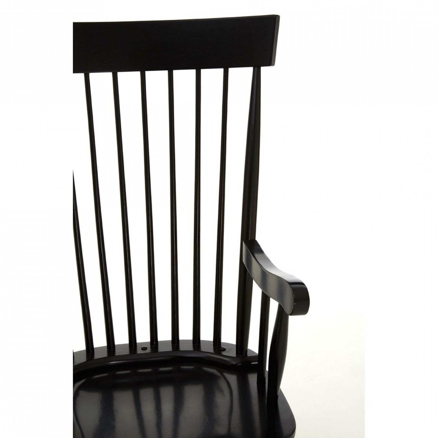 Own This Slat Rocking Chair, Black Colour, Plywood With Regard To Black Rubberwood Rocking Chairs (View 16 of 20)