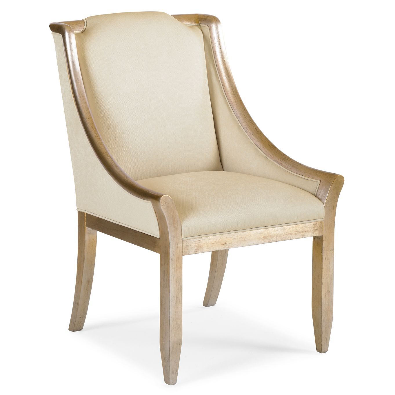 Silva Regency Champagne Patina Beige Dining Chair | Beige Within Carbon Loft Ariel Rocking Chairs In Espresso Pu And Walnut (View 9 of 20)