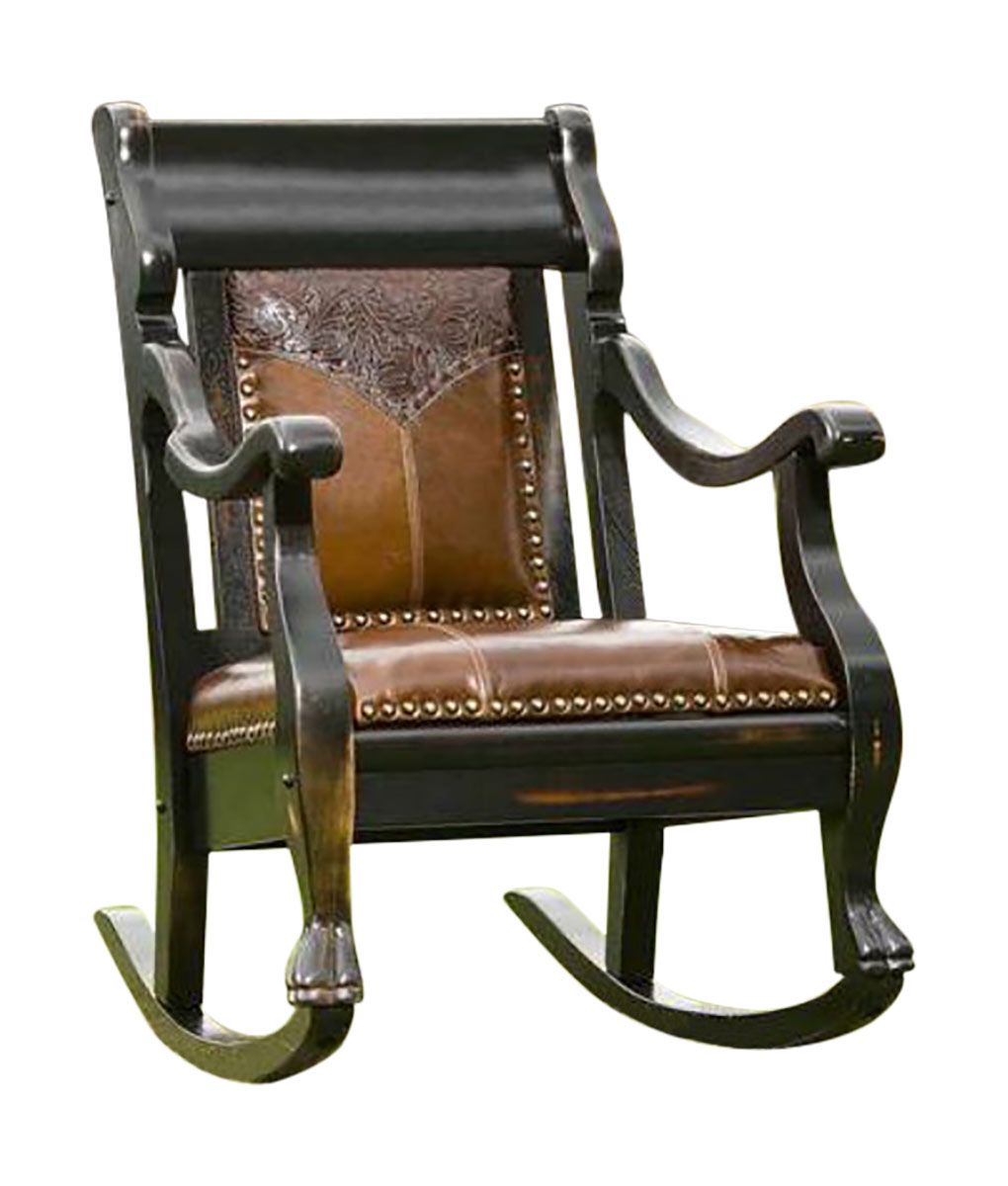 Vintage Rocker With Embossed Yoke Intended For Tobacco Rocking Chairs (View 20 of 20)